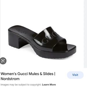 Gucci Block Heel Clogs